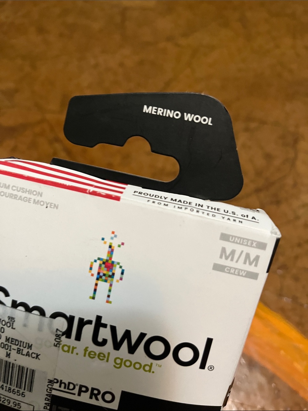 NWT Smartwool Outdoor Merino Wool Socks Sz Med Crew unisex - Picture 4 of 6